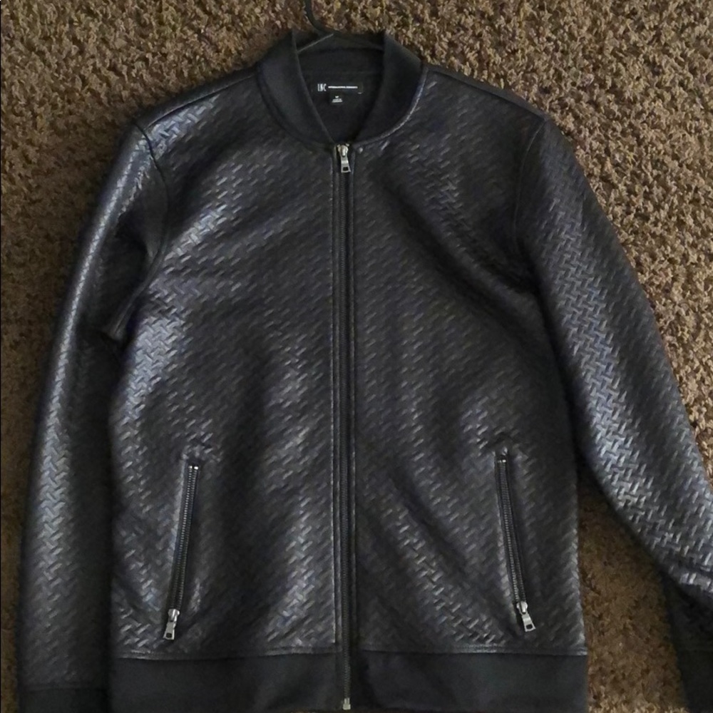 Black bomber jacket thin